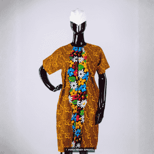 Ankara Short Gown image 1
