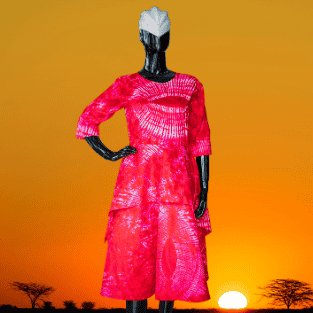 Ankara Short Gown image 1