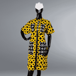 Ankara Short Gown image 1